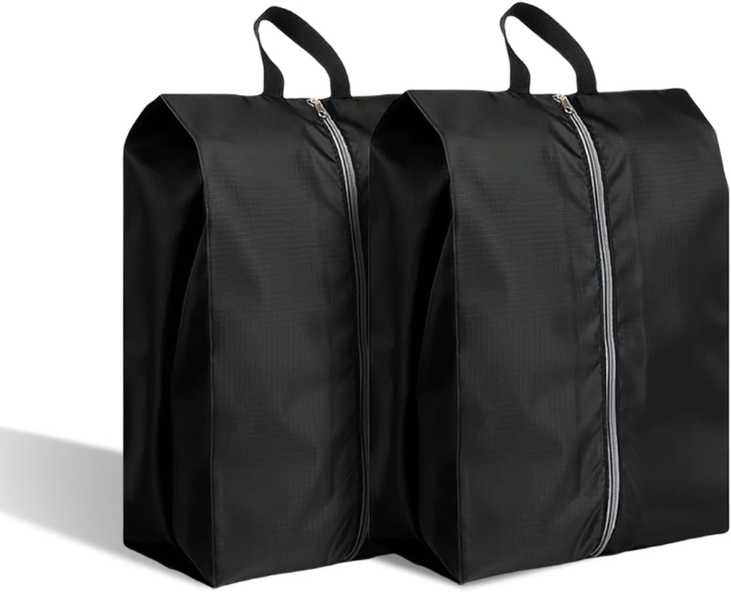 2 Pack Travel Shoe Bags, Waterproof Nylon