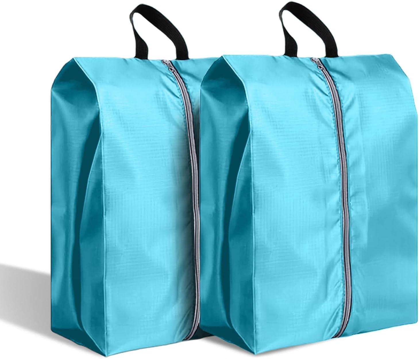 2 Pack Travel Shoe Bags, Waterproof Nylon