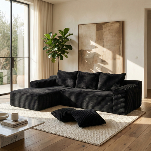 Velvet Modular Chaise Sofa