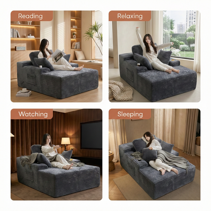 Cloud Luxe Recline Sofa