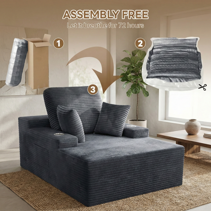 Cloud Luxe Recline Sofa