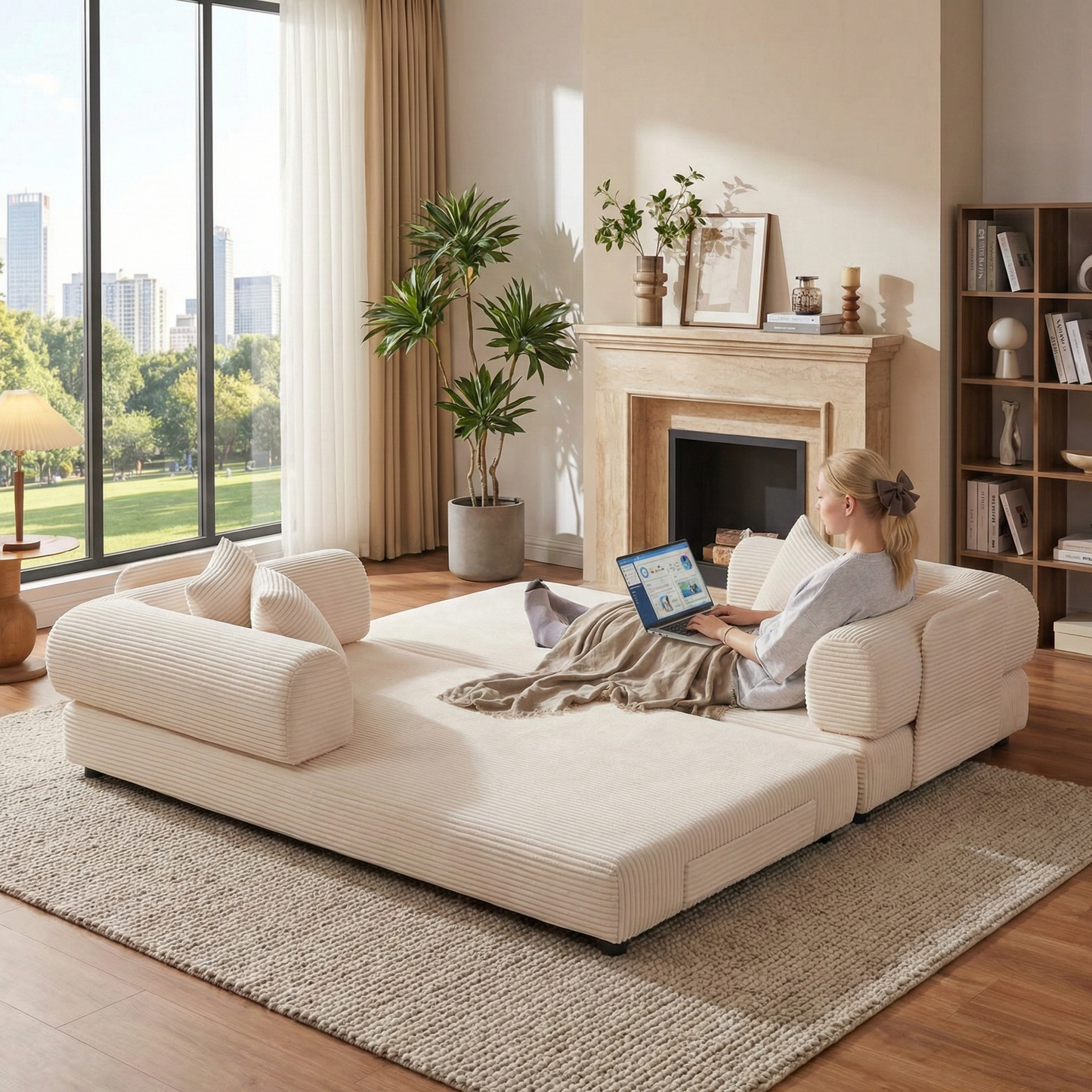 Luxury Convertible Sofa