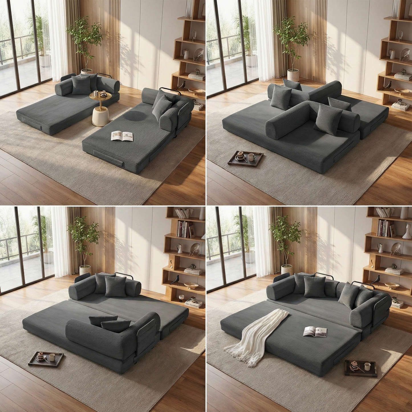 Luxury Convertible Sofa