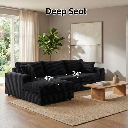 Velvet Modular Chaise Sofa