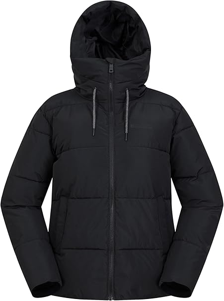 Womens Short Padded Jacket - Water-resistant