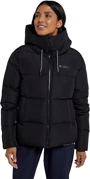 Womens Short Padded Jacket - Water-resistant